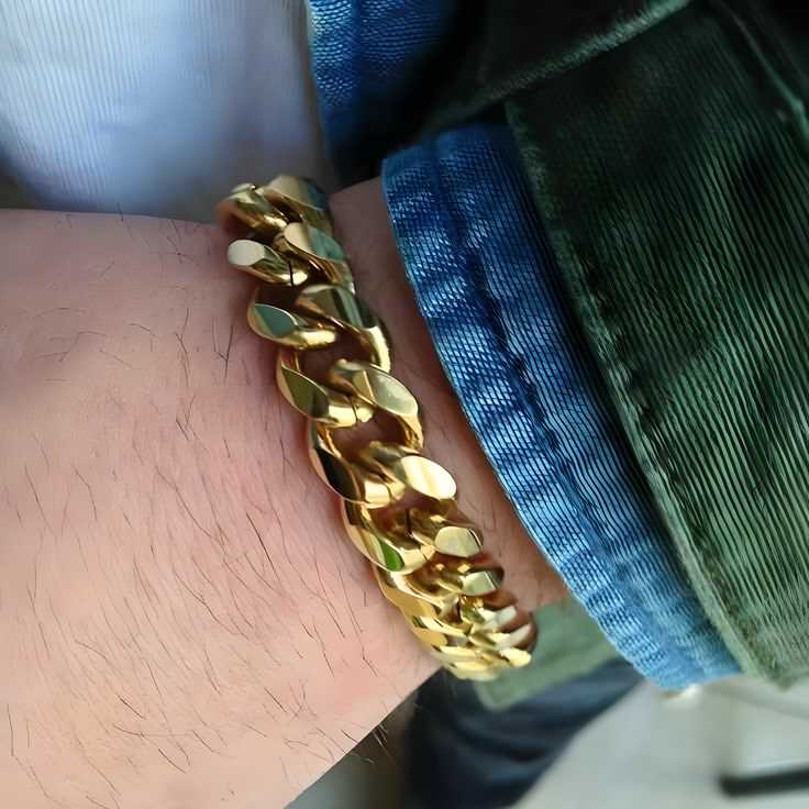 Gold Cuban Bracelet Men